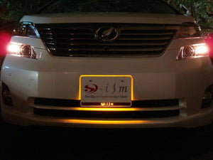 CAR MAKE T&E LED TRANS PLATE ISM PURE WHITE FOR  CARMAKETE-01173