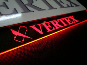 CAR MAKE T&E LED TRANS PLATE VERTEX LANG CLEAR BLUE FOR  CARMAKETE-01165
