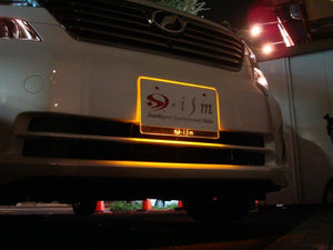CAR MAKE T&E LED TRANS PLATE VERTEX CLEAR ORANGE FOR  CARMAKETE-01162