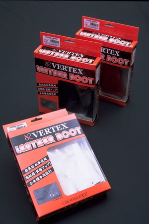CAR MAKE T&E VERTEX LEATHER HAND BRAKE BOOTS NISSAN BLACK YELLOW R32 SKYLINE FOR  CARMAKETE-00938