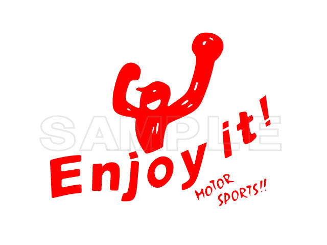 ZEROFIGHTER ENJOY IT !! LOGO DECAL ZEROF-00029