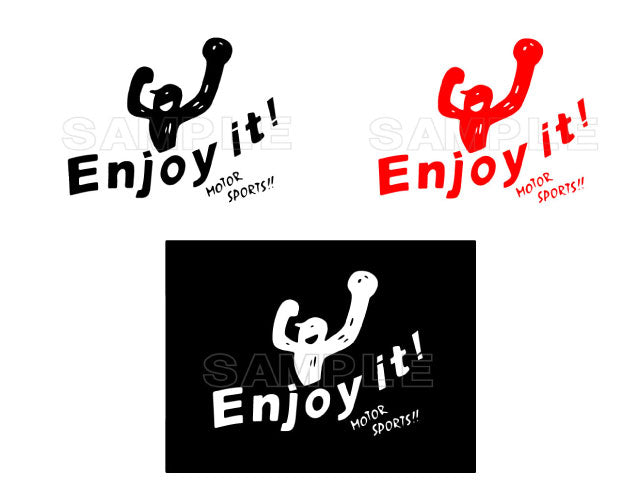 ZEROFIGHTER ENJOY IT !! LOGO DECAL ZEROF-00029