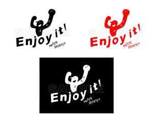 ZEROFIGHTER ENJOY IT !! LOGO DECAL ZEROF-00029