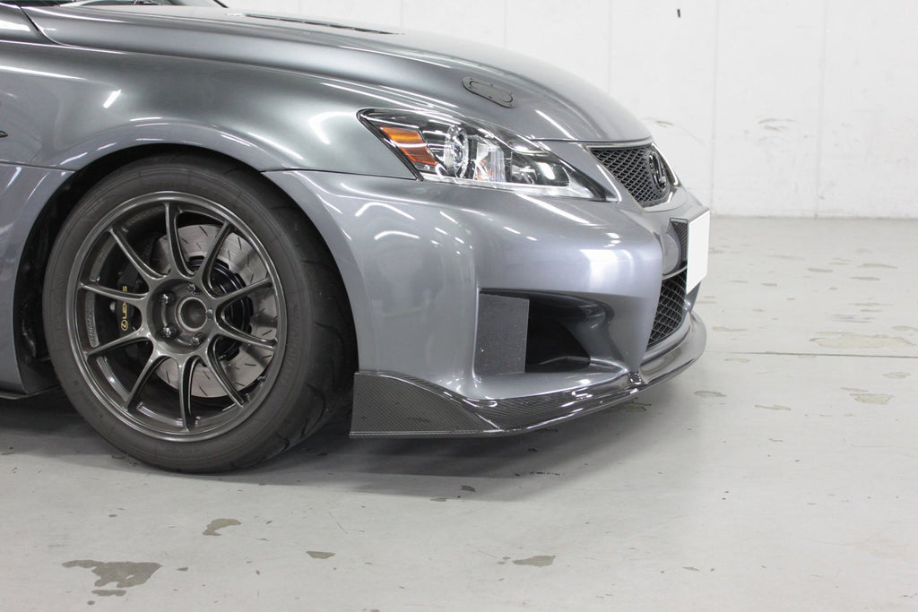 LEMS DRY CARBON FRONT SPOILER VERSION 2020 UNPAINTED FOR LEXUS ISF L735-1