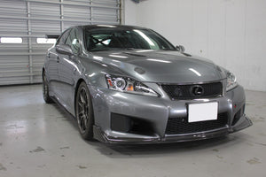 LEMS DRY CARBON FRONT SPOILER VERSION 2020 UNPAINTED FOR LEXUS ISF L735-1