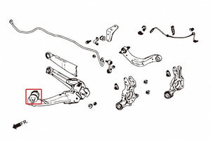 ZEROFIGHTER CLEAR TRAILING ARM REINFORCED BUSH For CIVIC FD2 ZEROF-01031