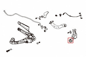 ZEROFIGHTER CLEAR KNUCKLE ARM REINFORCED BUSH For HONDA CIVIC FD2 ZEROF-01030