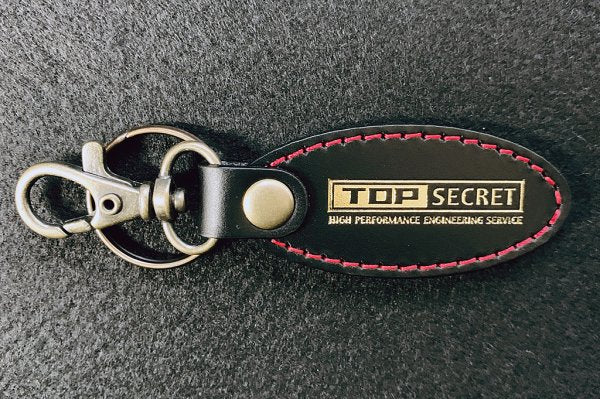 TOP SECRET LEATHER KEY RING BROWN FOR  TOP-SECRET-00342