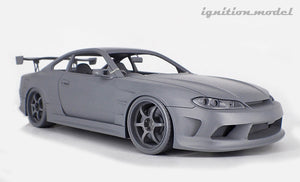 CAR MAKE T&E VERTEX EDGE S15 SILVIA BLUE METALLIC (1:18 SCALE) IG2001 FOR  CARMAKETE-00176