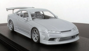 CAR MAKE T&E VERTEX EDGE S15 SILVIA WHITE (1:43 SCALE) 19 INCH IG2130 FOR  CARMAKETE-03025