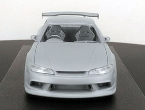 CAR MAKE T&E VERTEX EDGE S15 SILVIA WHITE (1:43 SCALE) 19 INCH IG2130 FOR  CARMAKETE-03025