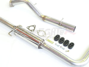 ZEROFIGHTER GRAND STAINLESS STRAIGHT MUFFLER For CIVIC EF3 3-DOOR H B ZEROF-00329