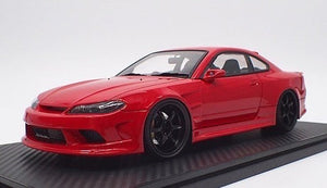 CAR MAKE T&E VERTEX EDGE S15 SILVIA BLACK, CARBON BONNET (1:18 SCALE) IG2005 FOR  CARMAKETE-03022