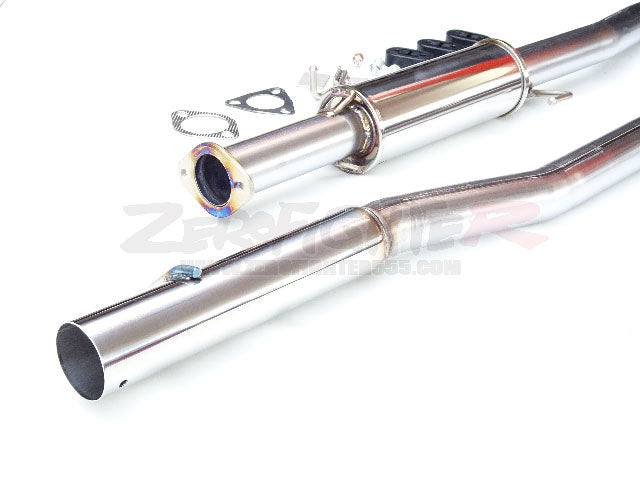 ZEROFIGHTER GRAND STAINLESS CENTER OUT STRAIGHT MUFFLER For CIVIC EF9 ZEROF-00326