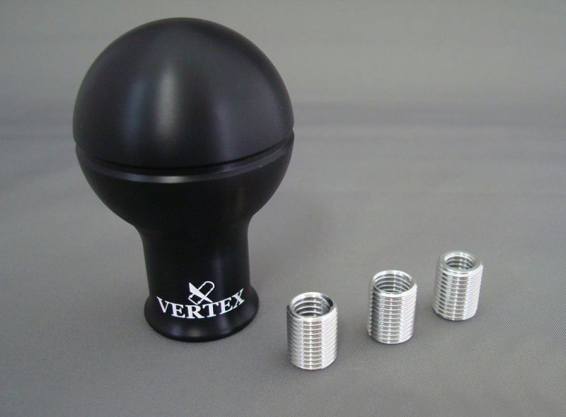 CAR MAKE T&E VERTEX SHIFT KNOB MONOCHROME V2 (NEW VERTEX SHIFT KNOB MONOCHROME) BLACK WHITE LOGO REVERSE TRIGGER VEHICLE (86 BRZ, 80 SUPRA, ETC.) prmver-s15 FOR  CARMAKETE-00152