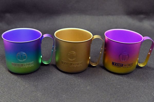 TOP SECRET TITANIUM MUG BLUE TITANIUM FOR  TOP-SECRET-00347