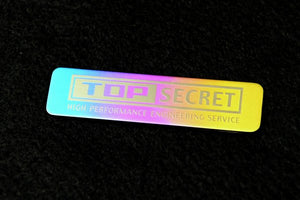 TOP SECRET TITANIUM EMBLEM BLUE GOLD GRADATION FOR  TOP-SECRET-00332