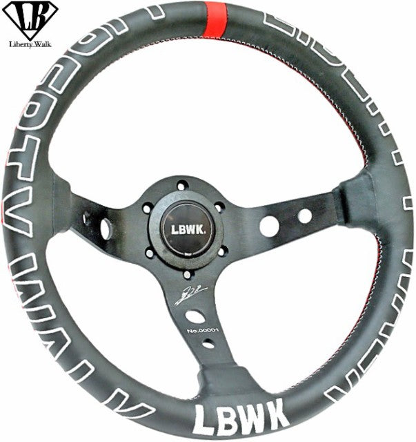 CAR MAKE T&E LBWK STEERING WHEEL LIBERTY WALK WORLD LIMITED 150 STEERING WHEEL FOR  CARMAKETE-03037