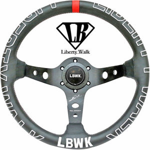 CAR MAKE T&E LBWK STEERING WHEEL LIBERTY WALK WORLD LIMITED 150 STEERING WHEEL FOR  CARMAKETE-03037