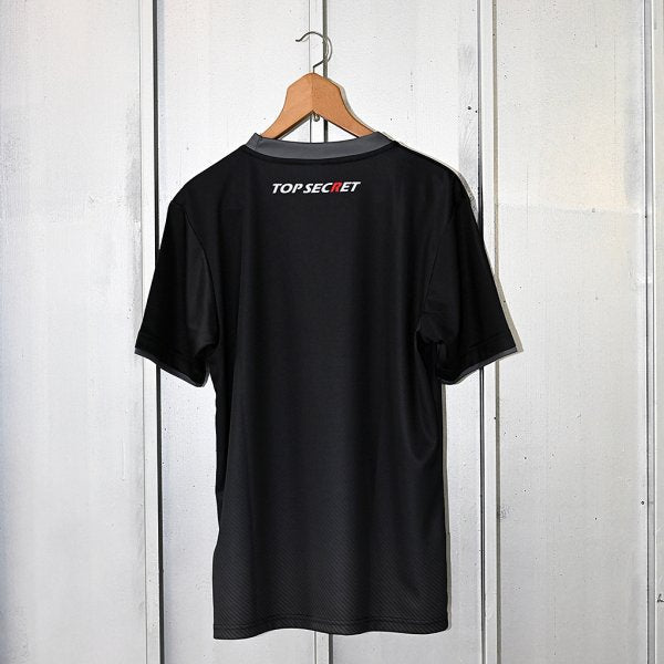 TOP SECRET TS CARBON T-SHIRT GRAY LOGO WITH WHITE R S FOR  TOP-SECRET-00237