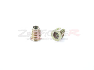 ZEROFIGHTER SET OF 2 SPIKE NUTS FOR NUMBER BOLTS ZEROF-00264