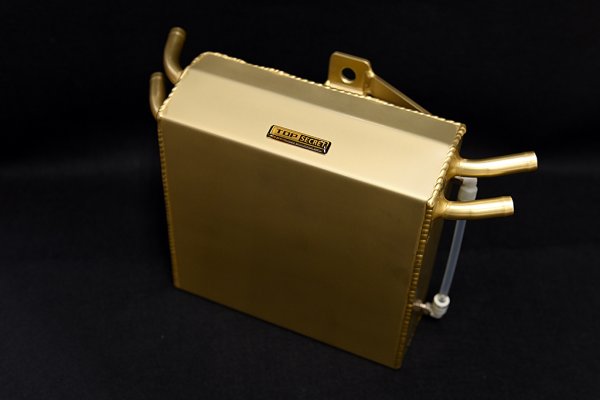 TOP SECRET OIL CATCH TANK SPL GOLD FOR NISSAN GT-R R35 TOP-SECRET-00149