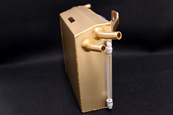 TOP SECRET OIL CATCH TANK SPL GOLD FOR NISSAN GT-R R35 TOP-SECRET-00149
