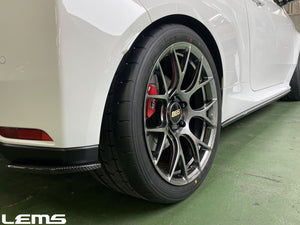 LEMS CARBON REAR UNDER SPLITTER LR SET UNPAINTED FOR GR YARIS GXPA16 12 L868-1