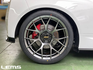LEMS CARBON REAR UNDER SPLITTER LR SET UNPAINTED FOR GR YARIS GXPA16 12 L868-1