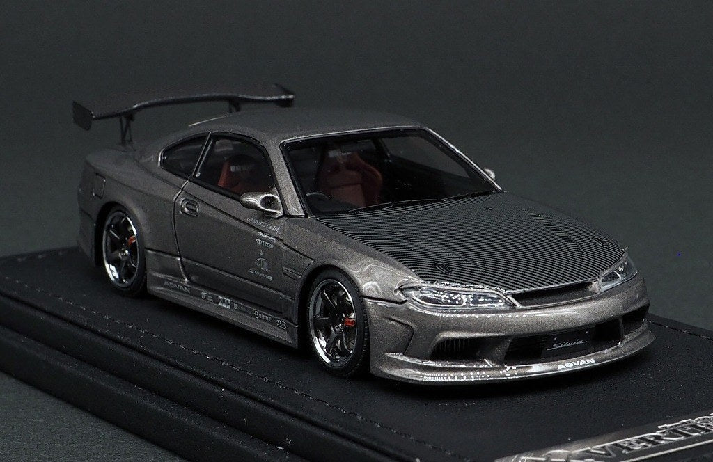 CAR MAKE T&E 1:43 VERTEX EDGE S15 SILVIA SILVER (IG2133) LIMITED TO 100 UNITS WORLDWIDE IG2133 FOR  CARMAKETE-03021
