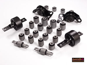 ZEROFIGHTER SUSPENSION REINFORCEMENT BUSHING 26-PIECE COMPLETE SET FOR HONDA INTEGRA DC1 DC2 DB6 DB8 TYPE R ZEROF-01224