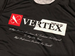 CAR MAKE T&E VERTEX ORIGINAL DRY MESH TEE [VERTEX1996] (VERTEX DRY MESH T-SHIRT QUICK-DRYING TYPE) XL (WIDTH: 53.4CM LENGTH: 73.7CM) 2021-01 FOR  CARMAKETE-00114
