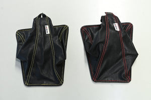 TOP SECRET SHIFT BOOTS RED STITCHING FOR NISSAN SKYLINE GT-R BNR32 TOP-SECRET-00435