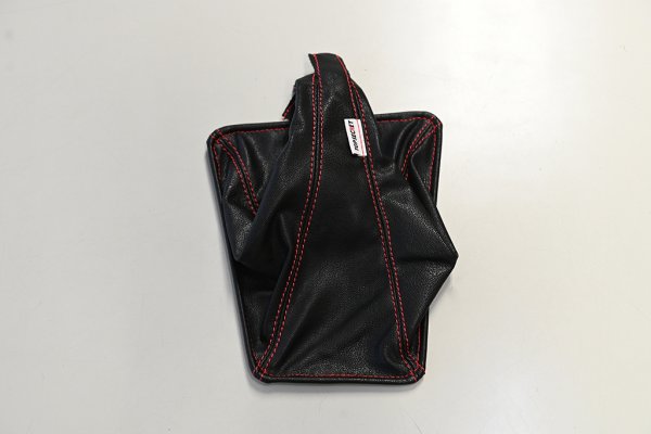 TOP SECRET SHIFT BOOTS RED STITCHING FOR NISSAN SKYLINE GT-R BNR32 TOP-SECRET-00435