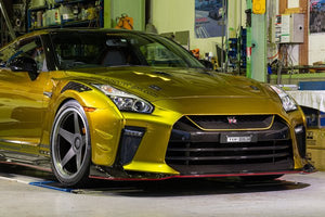 TOP SECRET OZ NEW FUTURA TOP SECRET 20X11 30 FOR NISSAN GT-R R35 FRONT WIDE FENDER TOP-SECRET-00173