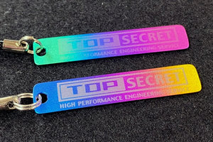 TOP SECRET TITANIUM MOBILE PHONE STRAP GREEN PURPLE FOR  TOP-SECRET-00343
