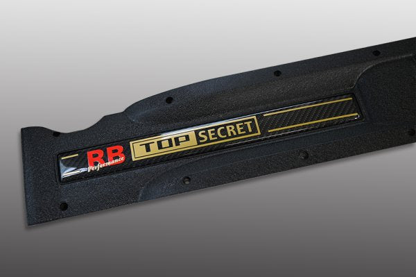 TOP SECRET RB26 CARBON ENGINE PLATE FOR NISSAN SKYLINE GT-R BNR34 BCNR33 BNR32 TOP-SECRET-00358