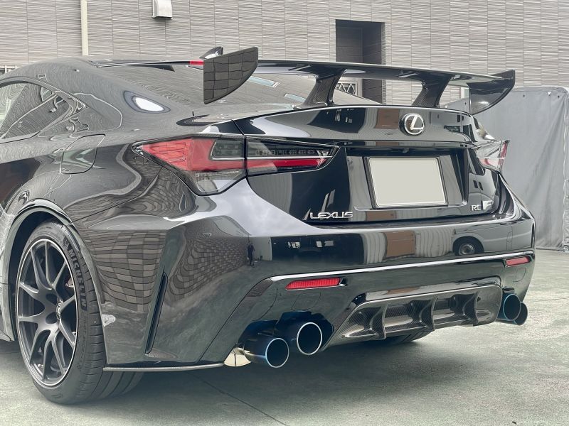 LEMS ICODE X LEMS TITANIUM MUFFLER REAR PIECE FOR LEXUS RCF DBA-USC10-FCZRH 5BA-USC10-FCZRH L582 