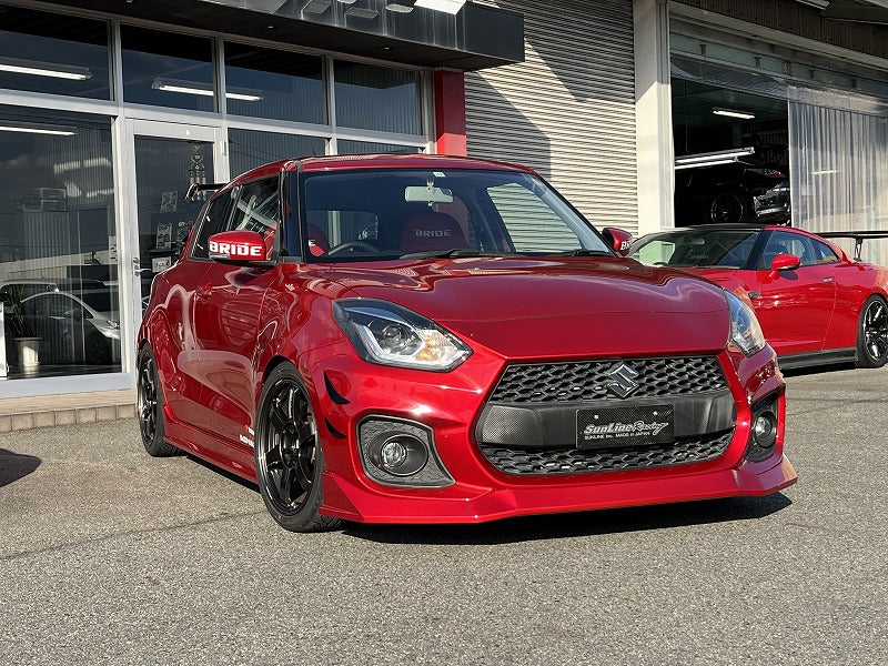 SUN LINE RACING SPORT AERO FRONT HALF SPOILER FRP PAINTED FOR SUZUKI SWIFT SPORTS ZC33S SUN-LINE-RACING-00003