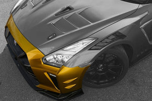 TOP SECRET M17 FULL BUMPER KIT VER.S HALF CARBON FOR NISSAN GT-R R35 TOP-SECRET-00077