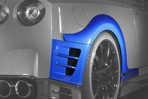 TOP SECRET REAR OVER FENDER FRP FOR NISSAN GT-R R35 TOP-SECRET-00124