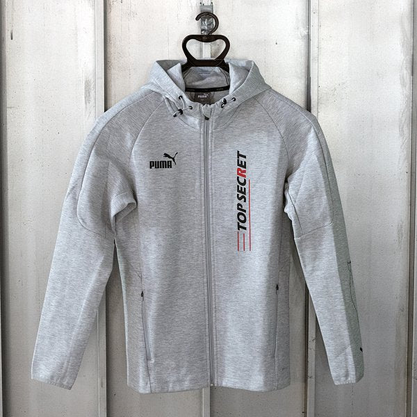 TOP SECRET TS PUMA WHITE GREY HOODIE M FOR  TOP-SECRET-00209