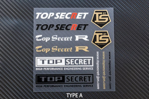 TOP SECRET TS ASSORTED STICKERS TYPE A FOR  TOP-SECRET-00289