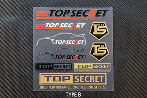 TOP SECRET TS ASSORTED STICKERS TYPE B FOR  TOP-SECRET-00290