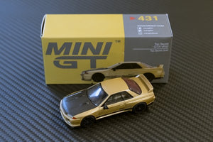 TOP SECRET MINI GT 1 64 VR32 GT-R BLUE FOR  TOP-SECRET-00275