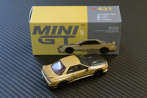 TOP SECRET MINI GT 1 64 VR32 GT-R GOLD FOR  TOP-SECRET-00277