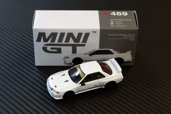 TOP SECRET MINI GT 1 64 VR32 GT-R BLUE FOR  TOP-SECRET-00275