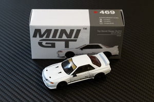 TOP SECRET MINI GT 1 64 VR32 GT-R BLUE FOR  TOP-SECRET-00275