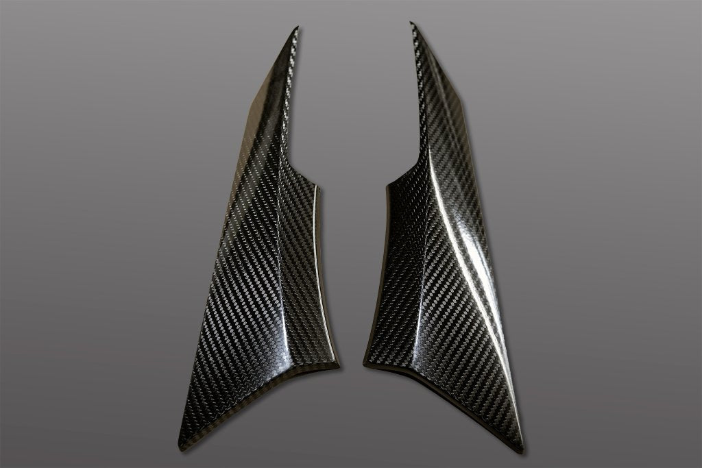 TOP SECRET DRY CARBON FRONT PILLAR FOR NISSAN FAIRLADY Z RZ34 TOP-SECRET-00064