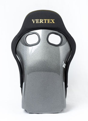 CAR MAKE T&E VERTEX X BRIDE ZETA IV BLACK COLLABORATION SEAT ZETA 4 BLACK COLOR FRP SILVER SHELL VER-ZETA4BK FOR  CARMAKETE-00007